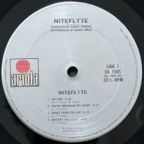 NITEFLYTE / NITEFLYTE – VINYL CHAMBER