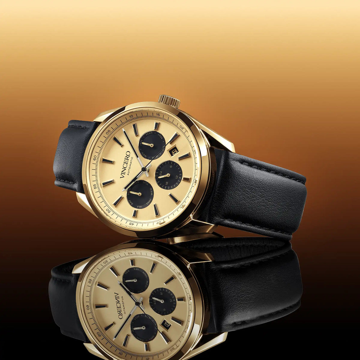 The Reserve Automatic - Golden Panda | Vincero Collective