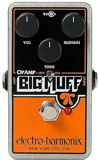 Electro-Harmonix Op Amp Big Muff Pi Reissue Black/Orange - Victor Litz