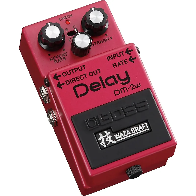 Boss DM-2W Delay Waza Craft - Pink - Victor Litz