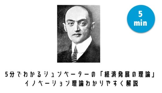 5分でわかるシュンペーターの「経済発展の理論」。イノベーション理論