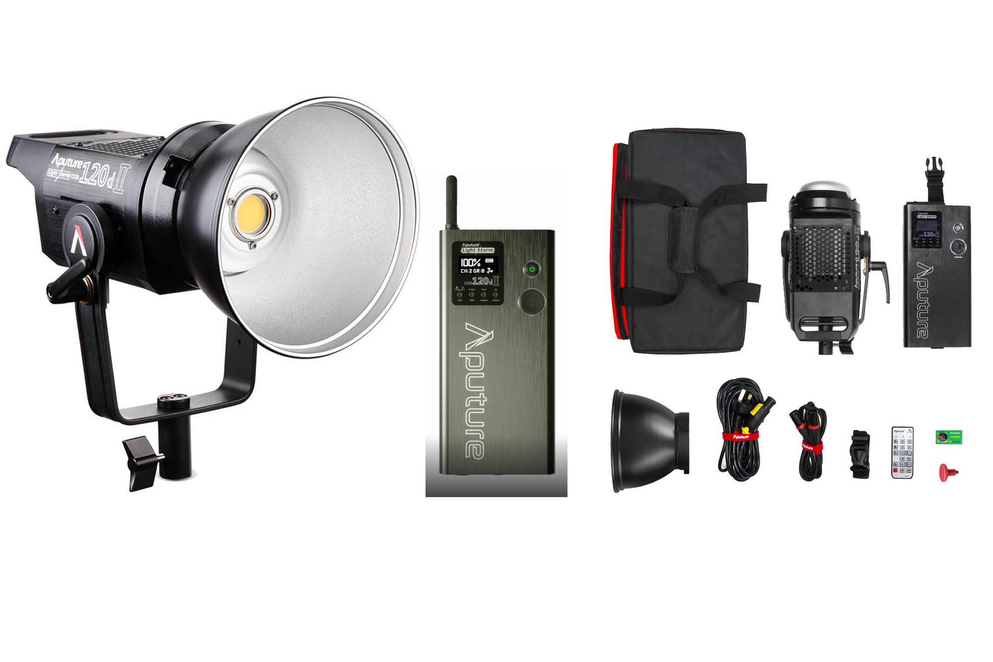 KPI、Aputure「Light Storm COB 120d-II Vマウントキット」ならびに