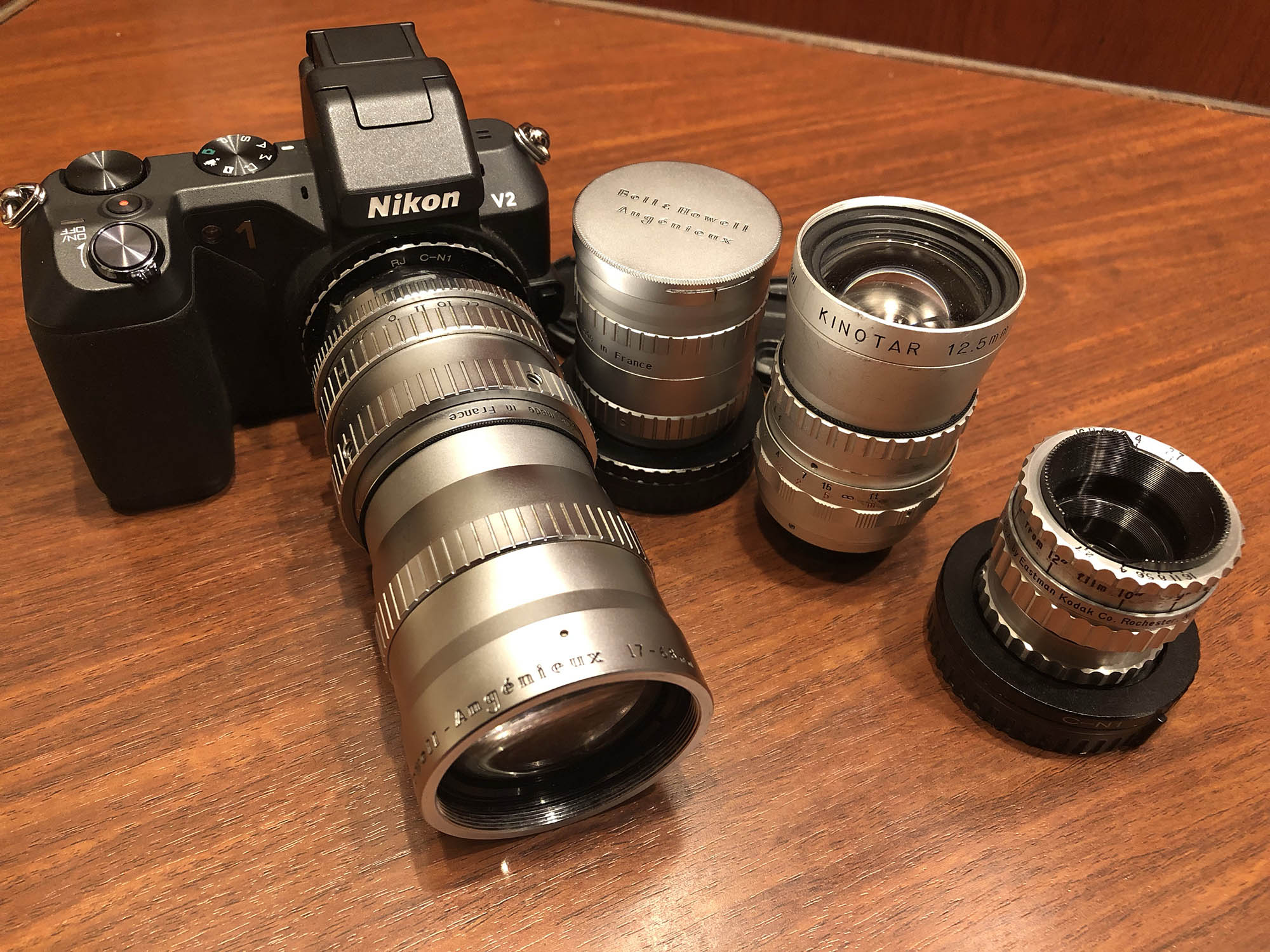 ビデオサロン2019年3月号 レンズ特集「NIKON 1に Cマウントシネレンズ