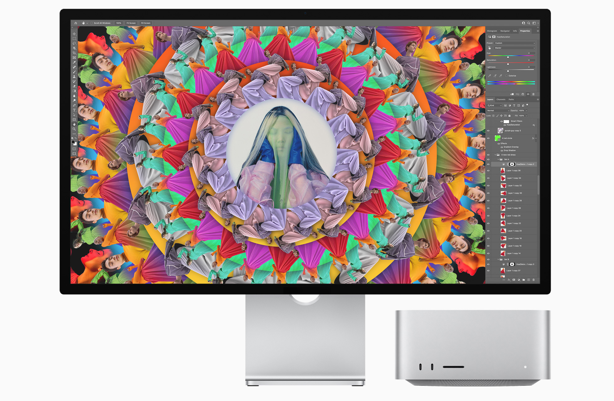 アップル、M1 Maxと新しいM1 Ultraを搭載したMac Studioと27インチ5K