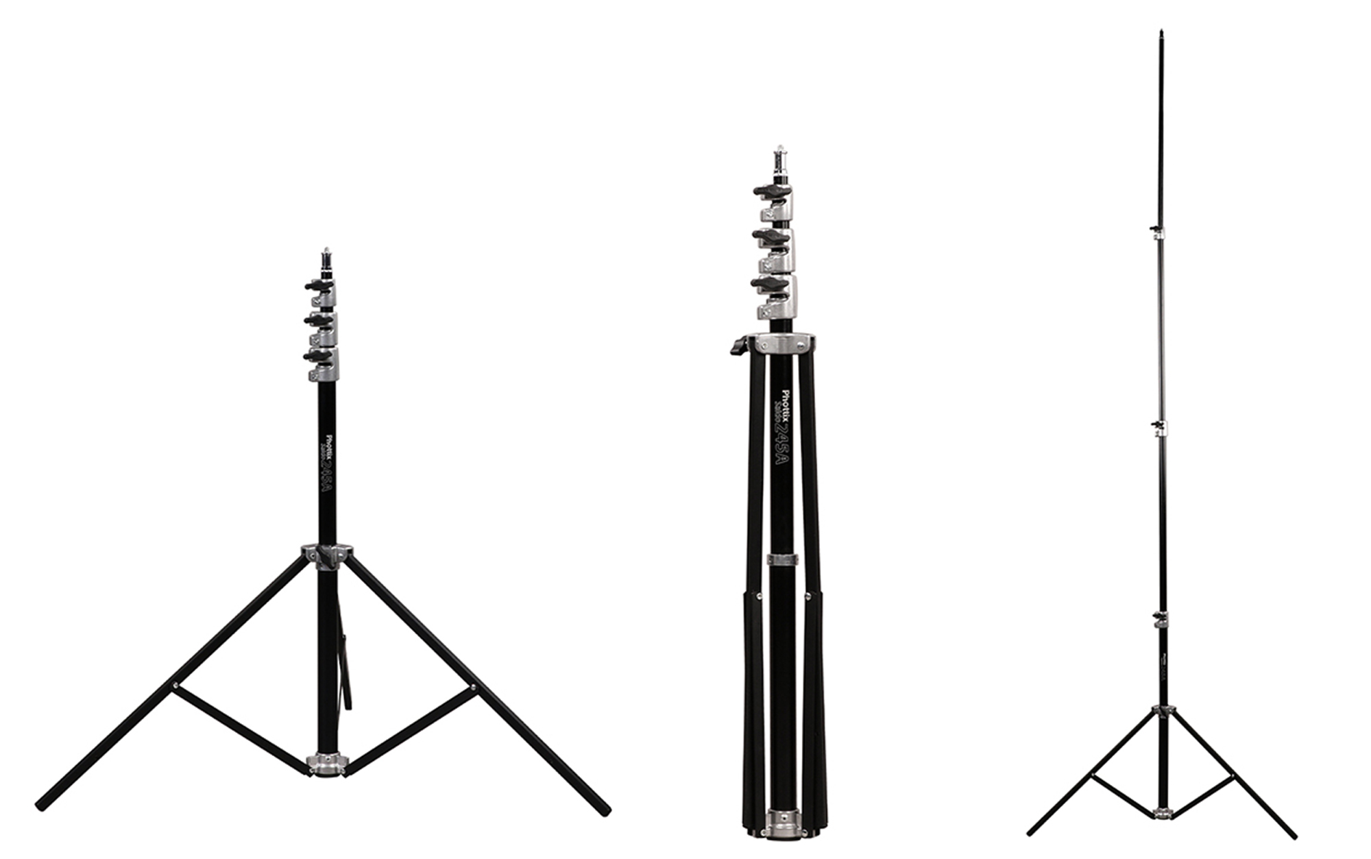 SAEDA、Phottixの自動折りたたみ式ライトスタンド「Saldo 245A Air