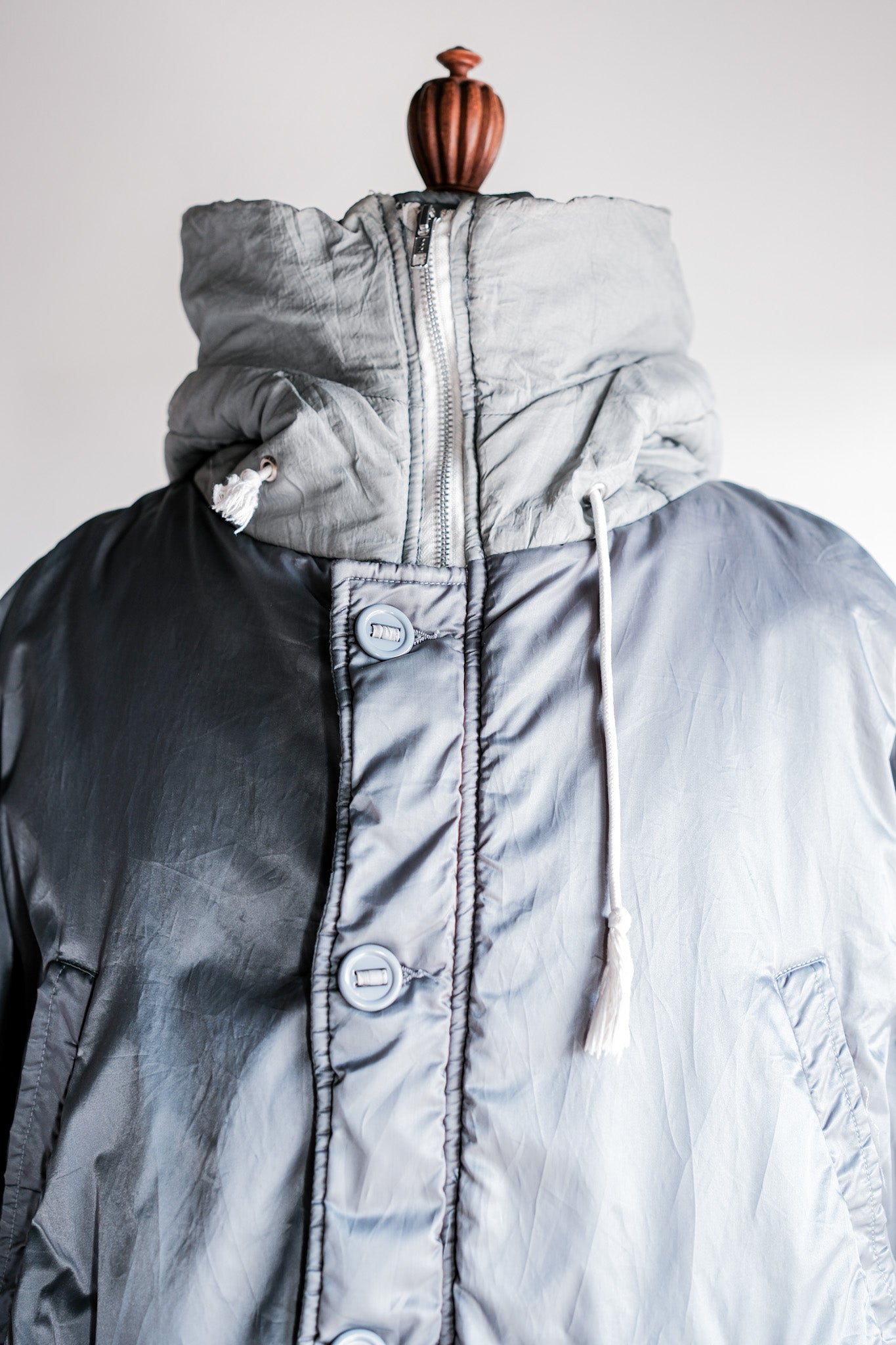 80's】Old BONEVILLE Navy Arctic Hooded Jacket Size.54