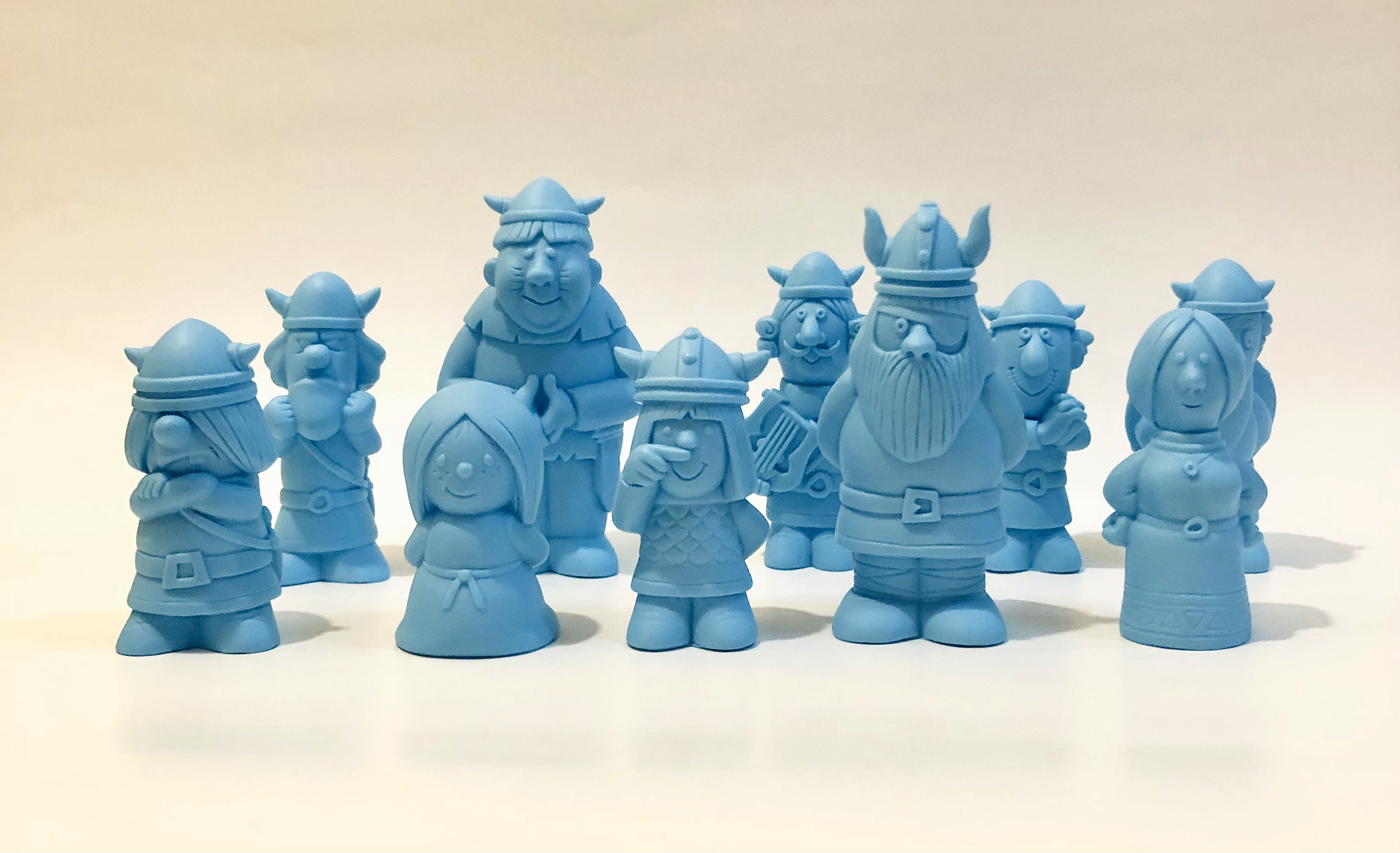 ソフビ指人形 ( 無塗装版 ) ができました | 海賊印刷