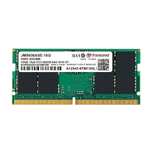 TRANSCEND 16GB DDR5 5600 SODIMM JM5600ASE-16G | VillMan Computers