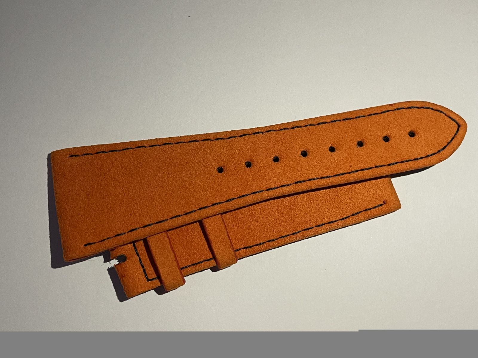 BVLGARI OCTO (102116): Replacement strap in Storm Orange Italian