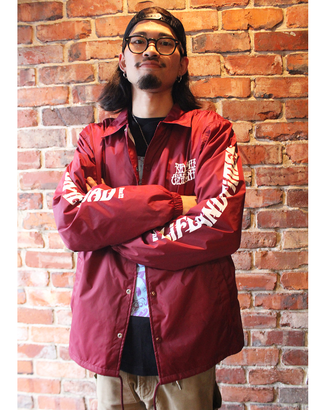ViSE CLOTHiNG / Z-CFFV Nylon Coach Jacket〔Wine〕