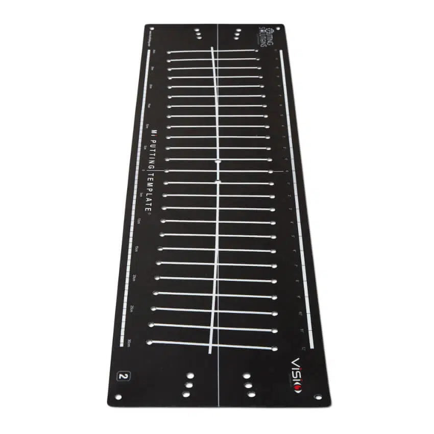 Mi Putting Template 3.0 - Black Edition | Visio Golf