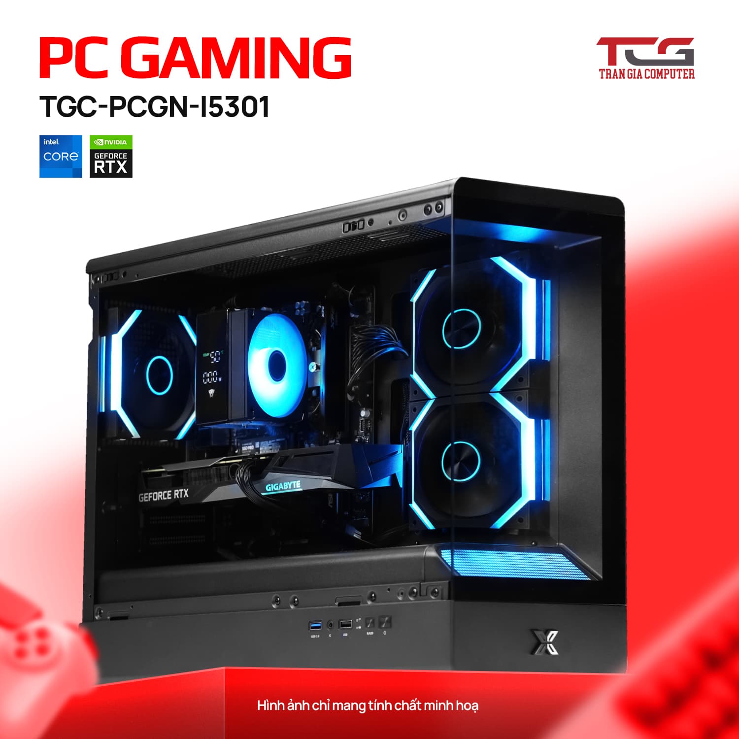 PC GAMING INTEL i5 13400F/ RTX 3060/ RAM 16GB | TGC-PCGN-i5301