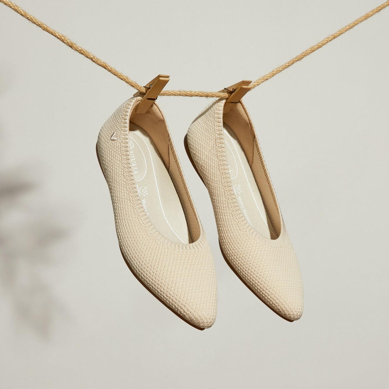 Aria 5°] ポインテッドトゥ 撥水加工 フラットシューズ – VIVAIA JAPAN