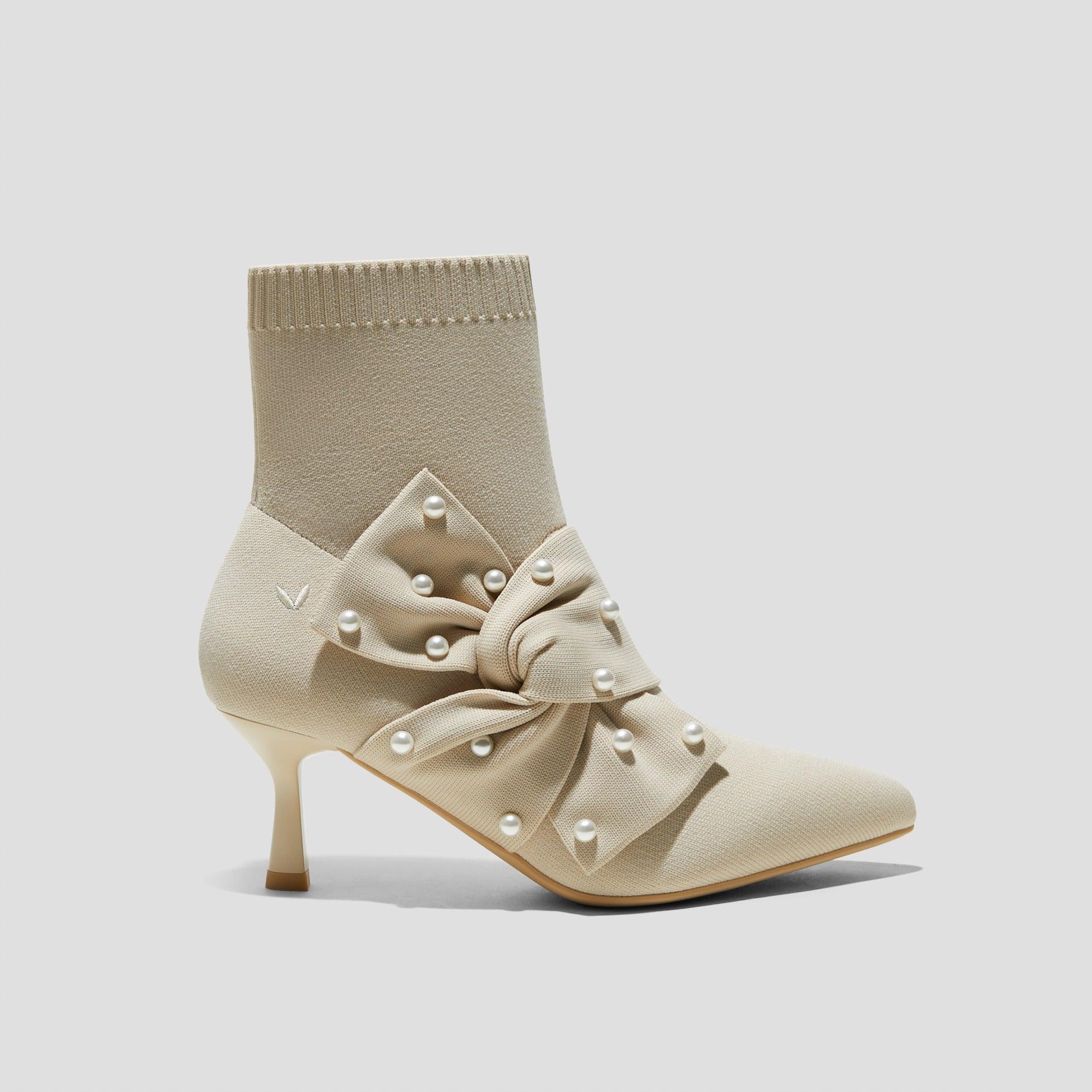 Athena] ポインテッドトゥ 撥水加工 アンクル ヒールブーツ – VIVAIA JAPAN