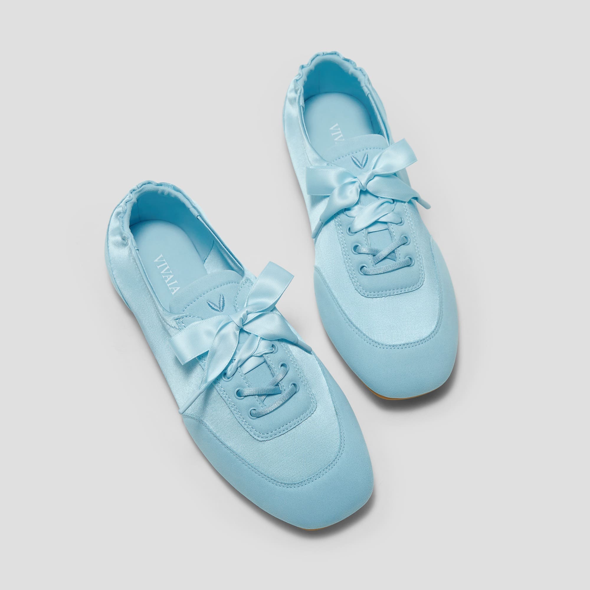 Cristina] レースアップ サテン スニーカーリーナ – VIVAIA JAPAN