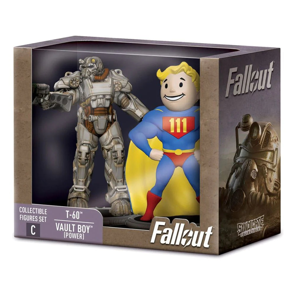 Fallout T-60＆ボルトボーイ(Power) ミニフィギュア デスクローBAF