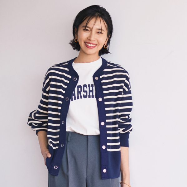 THE SHINZONEのケープリンカーディガン【STANDARD BOOK 2024Spring