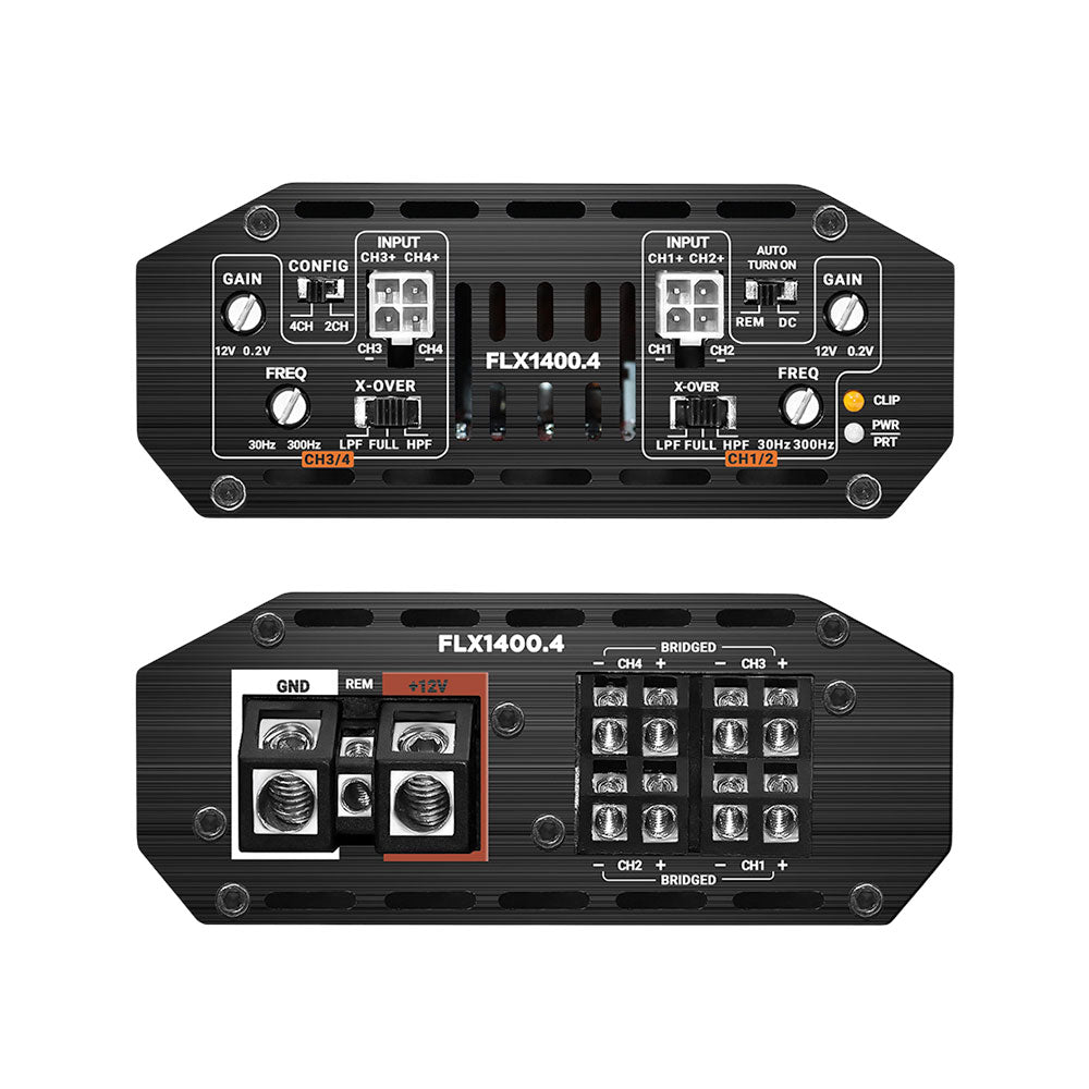 Cicada Audio FLX1400.4 350w x 4CH Pro Amplifier for Harley