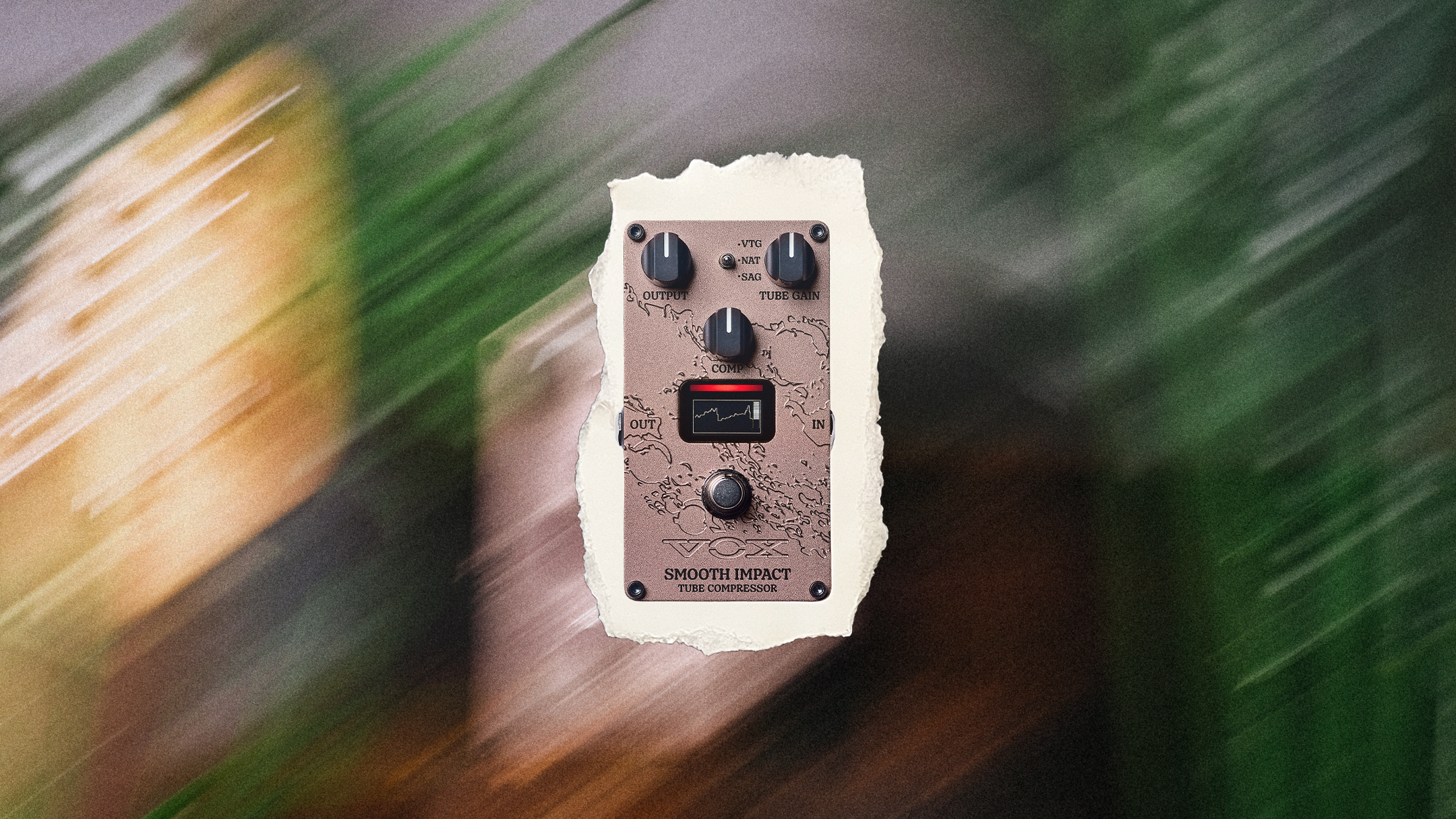 VOX Amps USA | Smooth Impact Valve Compressor Pedal | Shop Now