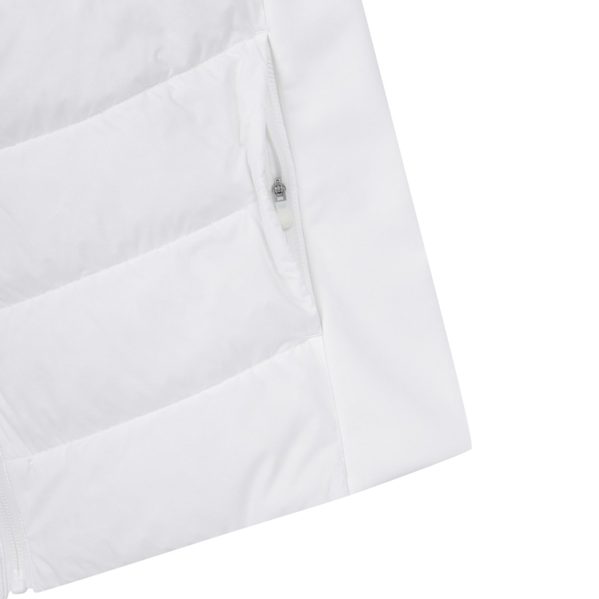 MEN ハイブリッドダウンベスト ホワイト