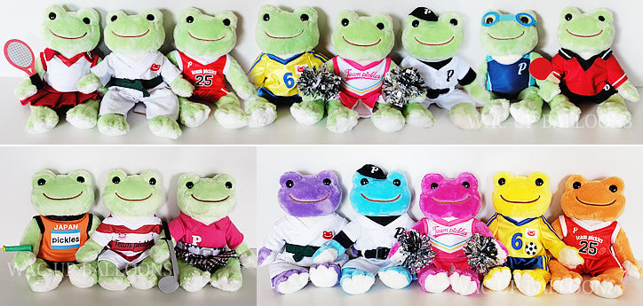 残1個】ぬいぐるみ【選べる!かえるのピクルス☆ビーンドール<野球
