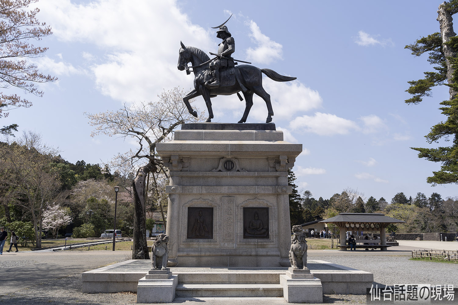 地震で傾いた伊達政宗公騎馬像が東京で修復されて帰ってきました・2023