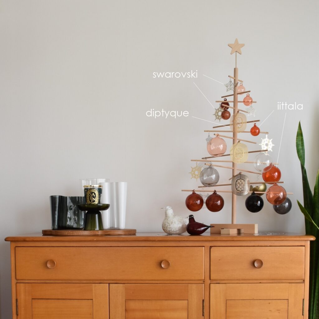 冬のリビング】ツリーの飾り付けとキャンドルの灯りと香り【 xmas3