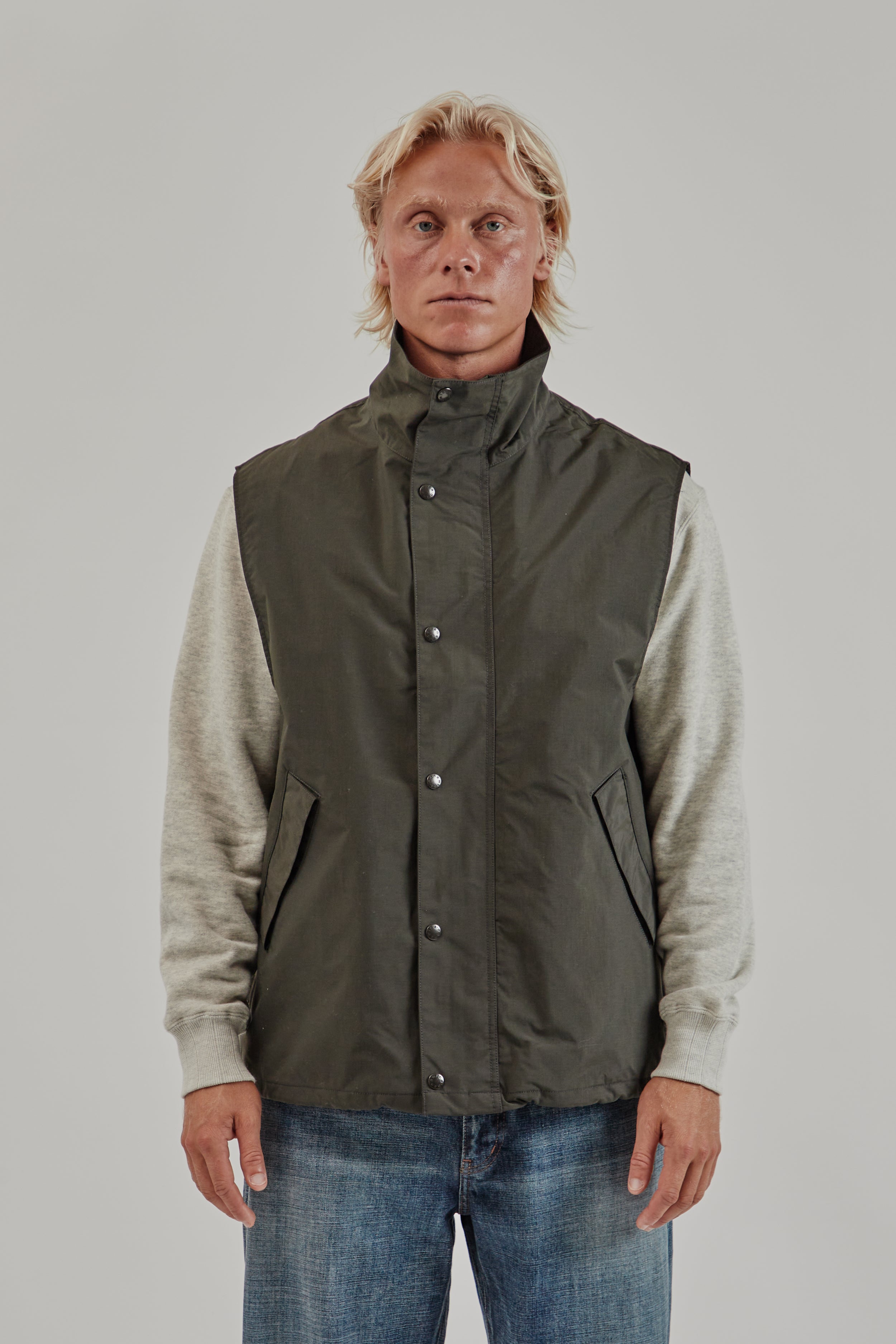 Nanamica 2L Pertex Unlimited Field Vest - Dark Olive | Wallace