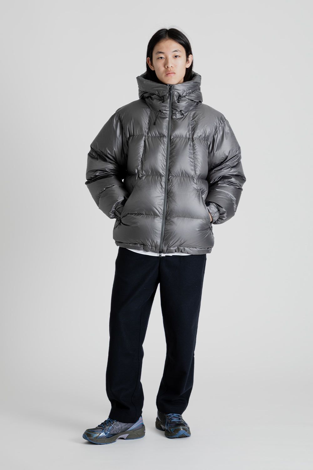 Goldwin Pertex Quantum Down Parka in Khaki Gray | Wallace