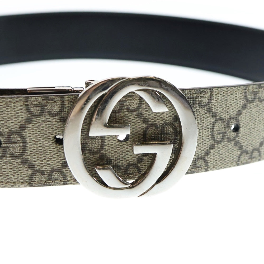 GUCCI(グッチ) GGロゴバックル ベルト レザー ブラウン 525040 レディース