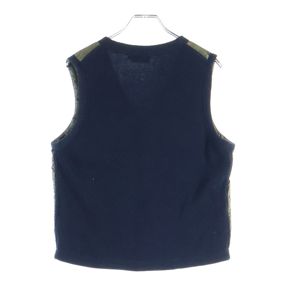 MONCLER(モンクレール) MAGLIA TRICOT GILET ニット切替ダウン
