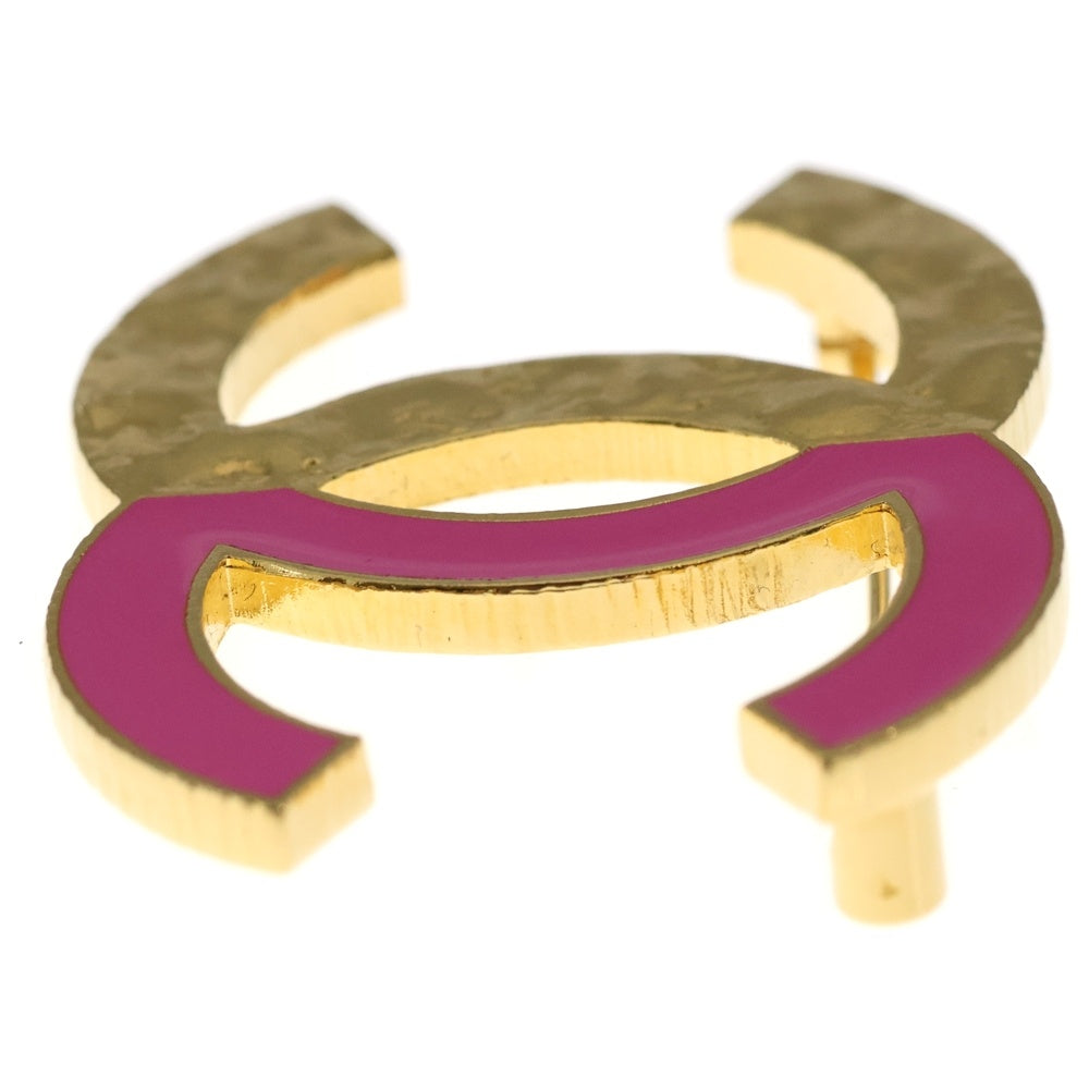 CHANEL(シャネル) ココマーク ブローチ ピンク×ゴールド GP P24C