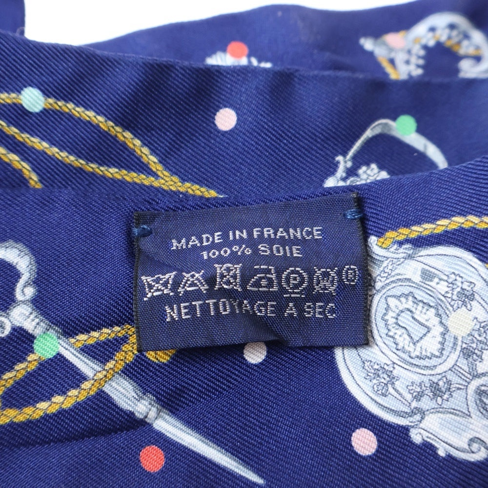 HERMES(エルメス) ツイリー レクレアポア スカーフ ブルー シルク