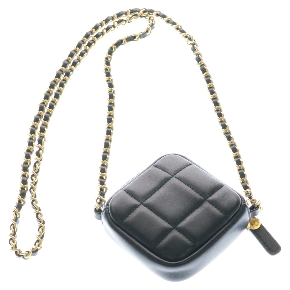 CHANEL(シャネル) ココマーク マトラッセ 30番台 ラムスキン レザー