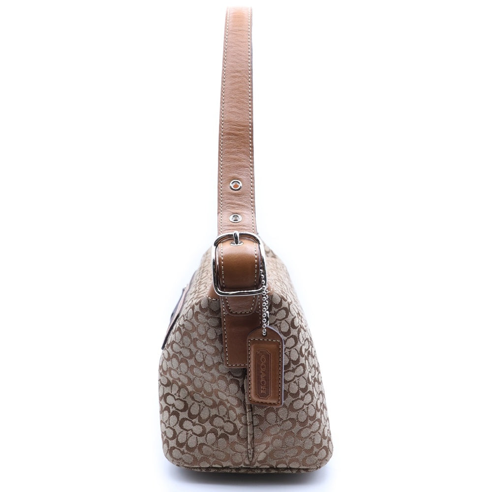 COACH(コーチ) ミニシグネチャー柄 ロゴデザイン アクセサリーポーチ