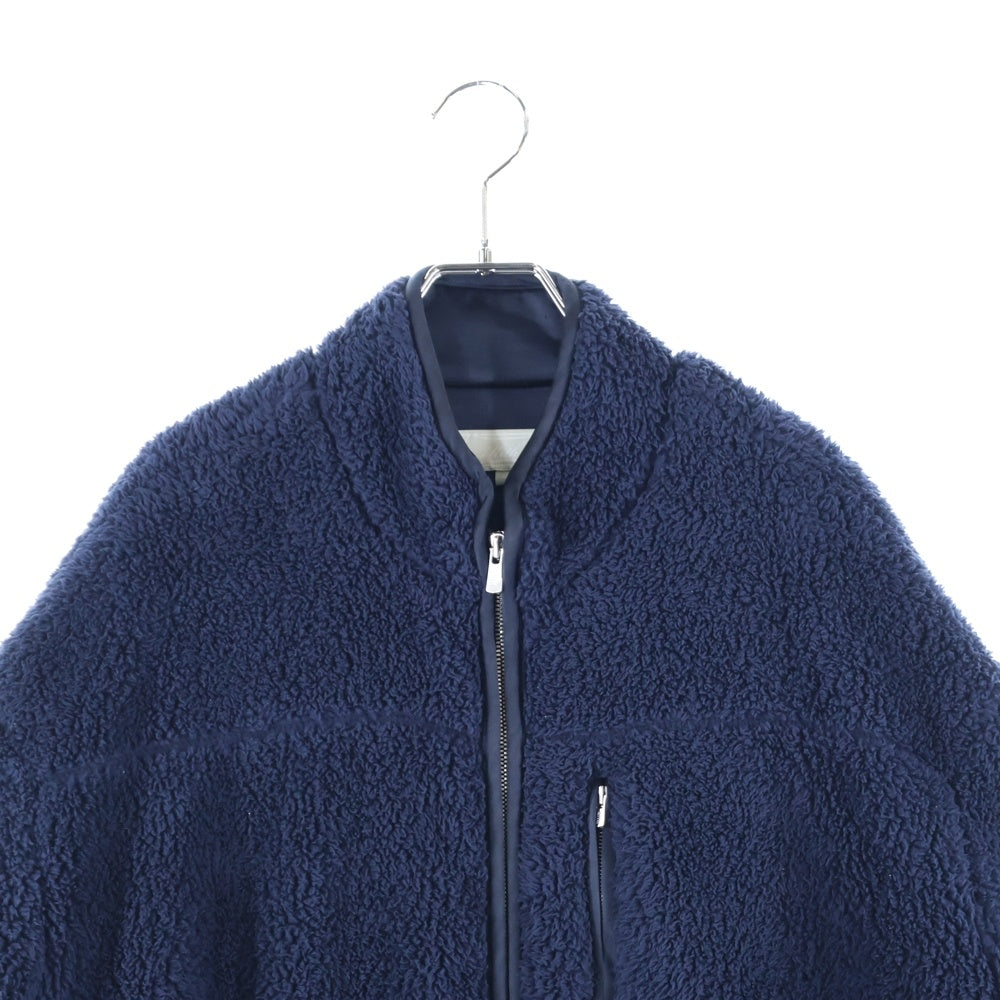KITH(キス) フリース ボア ジップアップジャケット ネイビー 24-020