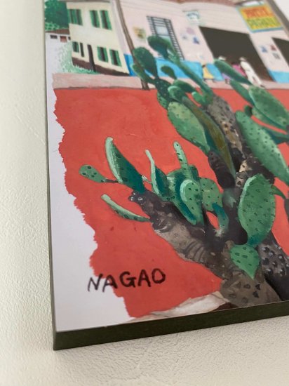 メキシコ_サボテン／長尾みのる｜アート絵画・販売通販WASABI(ワサビ)