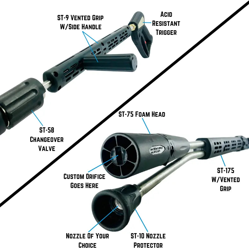Custom Wash Lance System -The Foaminator - Wash Bays/Fleet Washing