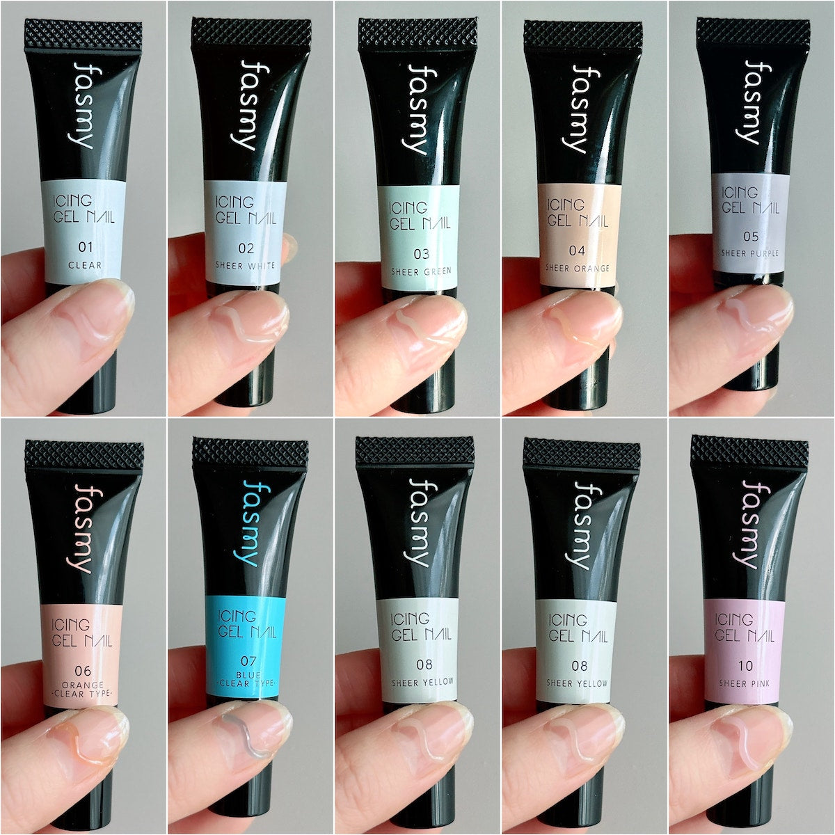 ジェルネイル ノズルタイプ ネイルアート PB. fasmy アイシングジェル