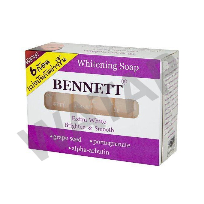 Bennett Extra White Soap (6 Pack) - Watapthailand