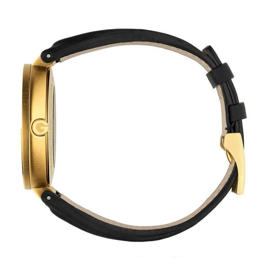 Gucci Interlocking Special Edition Grammy Black Dial Black Leather