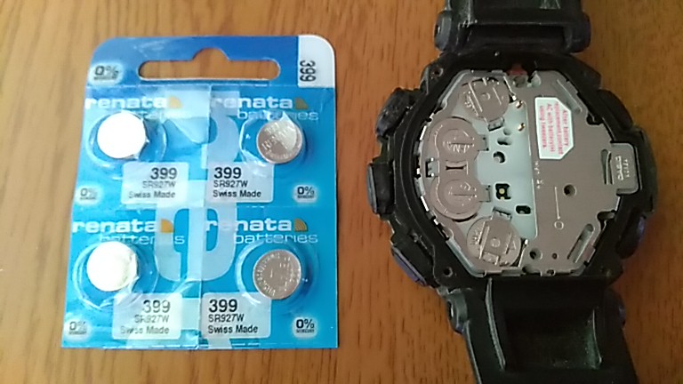 CASIO PROTREK PRG-40電池交換 | 時計De娯楽