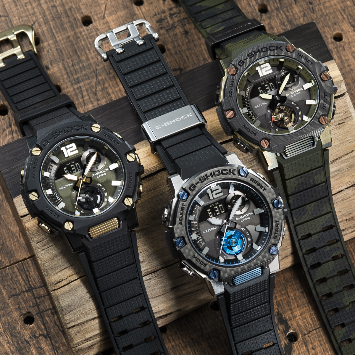 メタル・カーボン・樹脂を巧みに融合したG-SHOCK「G-STEEL」に