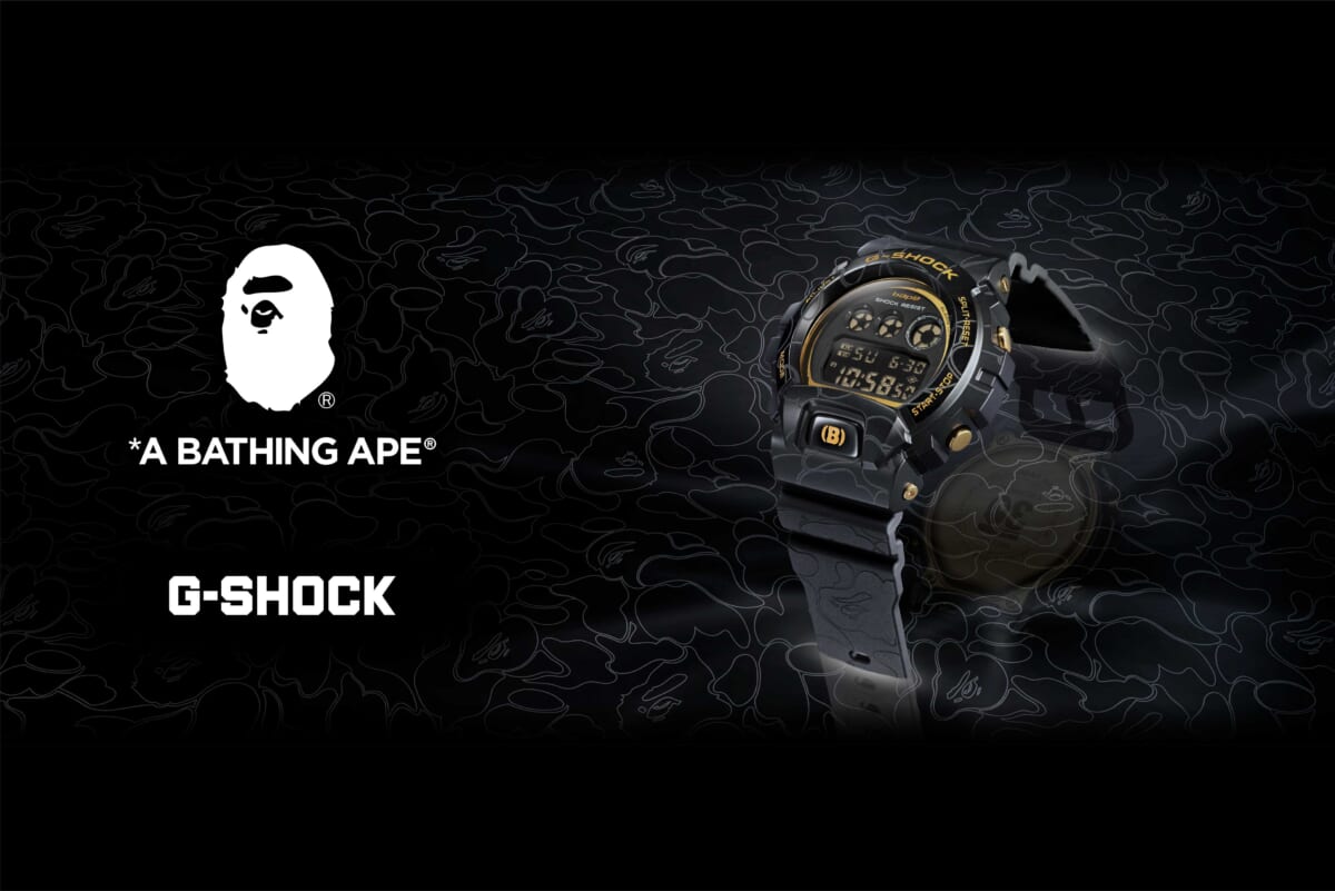G-SHOCKがカモフラ柄に A BATHING APE®︎ 30周年記念モデルが発売