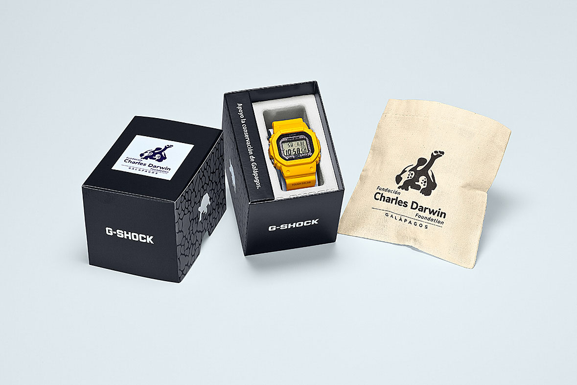 ガラパゴス諸島に生息する生物がモチーフ 環境にやさしいエコ素材を