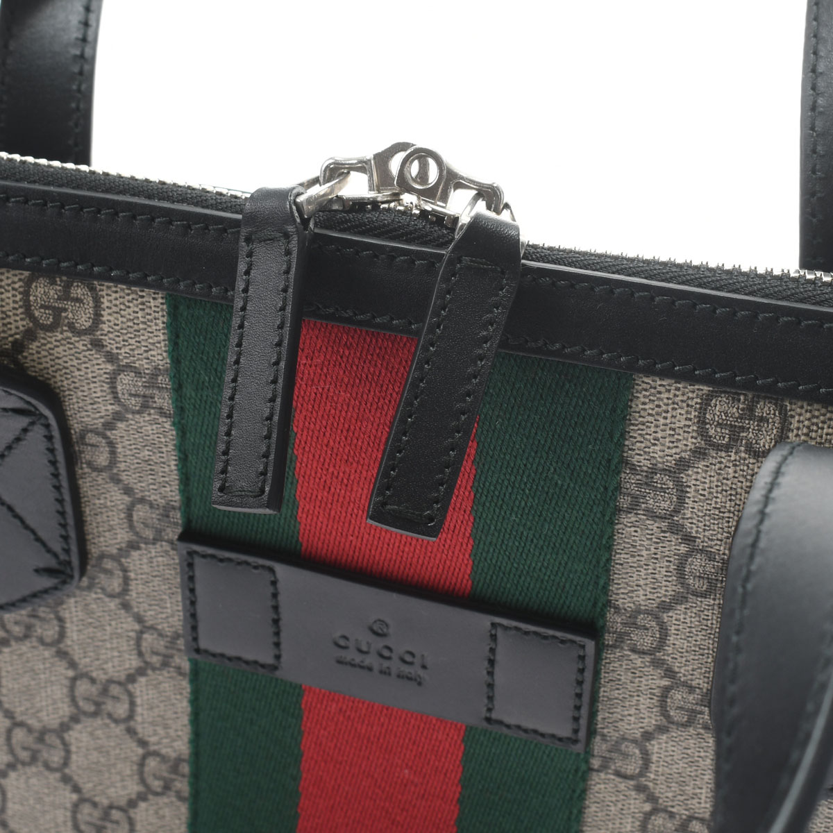 グッチ オフィディア ダッフルバッグ ベージュ/ブラック 359261 498879