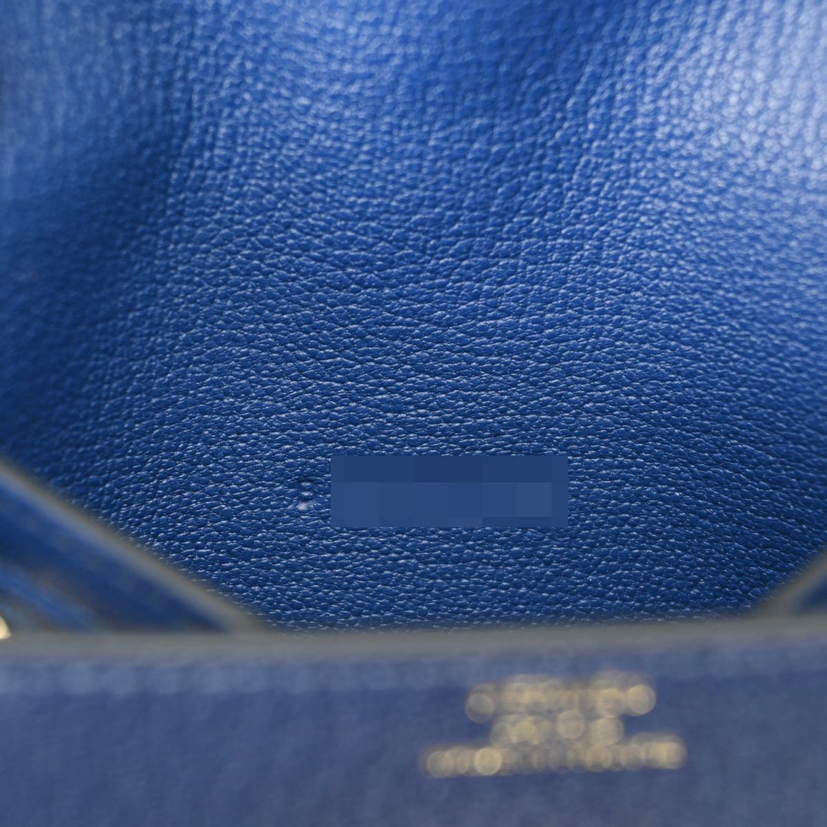 エルメス シェーヌダンクル コンパクト ブルーサフィール シェーブル