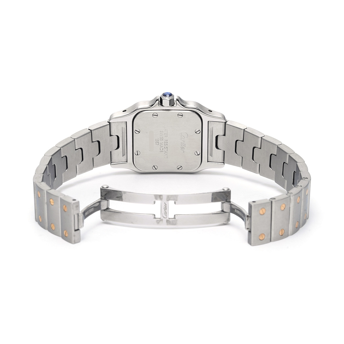 カルティエ サントス ガルベ SM W20012C4 シルバー レディース 時計