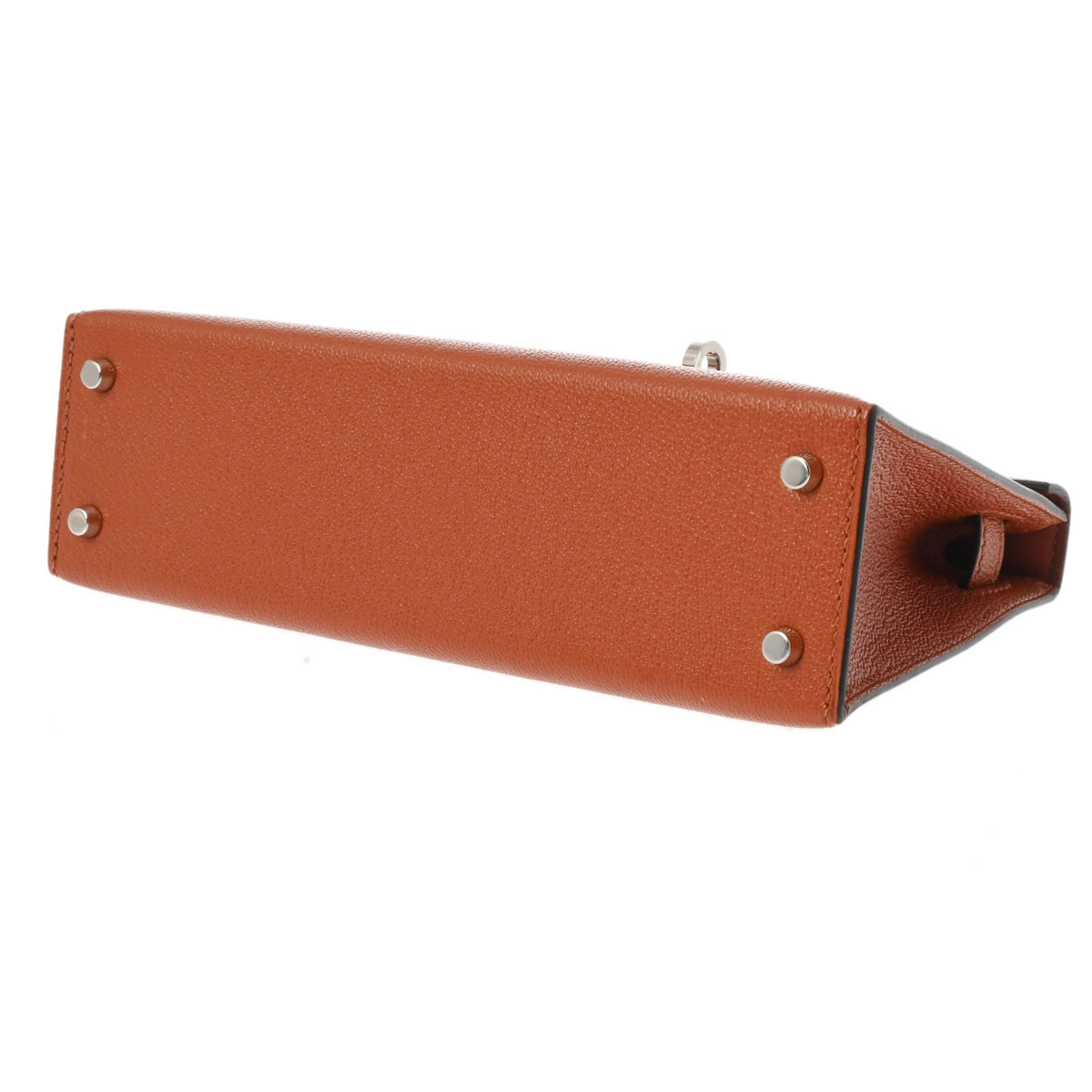 エルメス ミニケリー2 アマゾン キュイ―プル シェーブル レディース