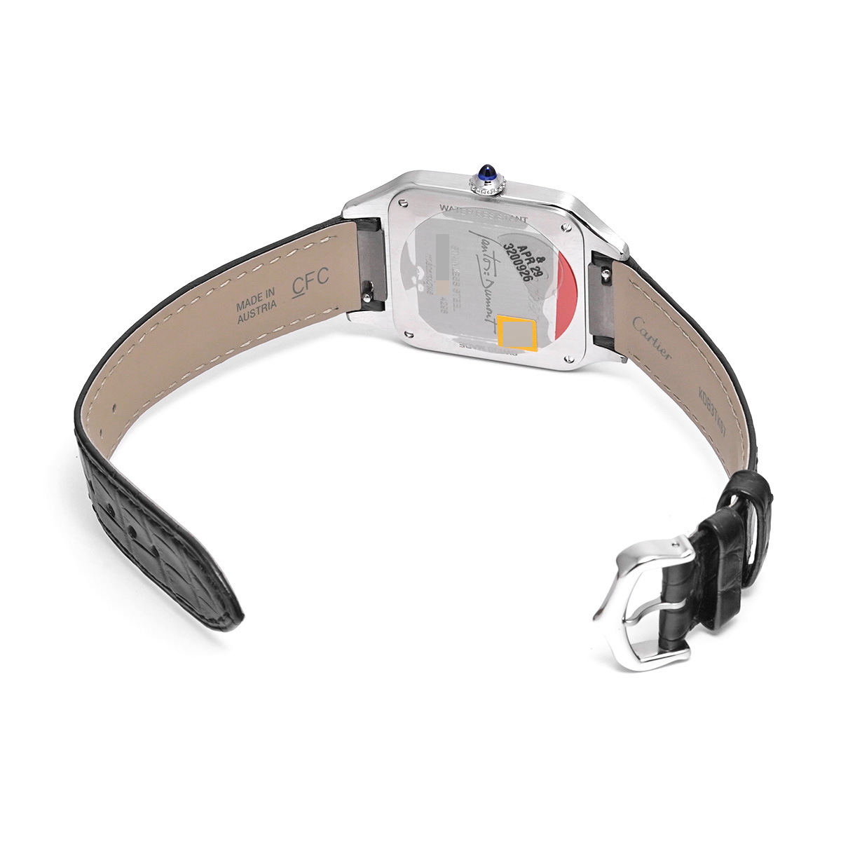 カルティエ サントス デュモン LM WSSA0046 ブラック メンズ 時計